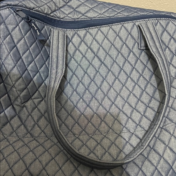 Vera Bradley Blue Quilted Grand Travel Bag - Picture 4 of 4